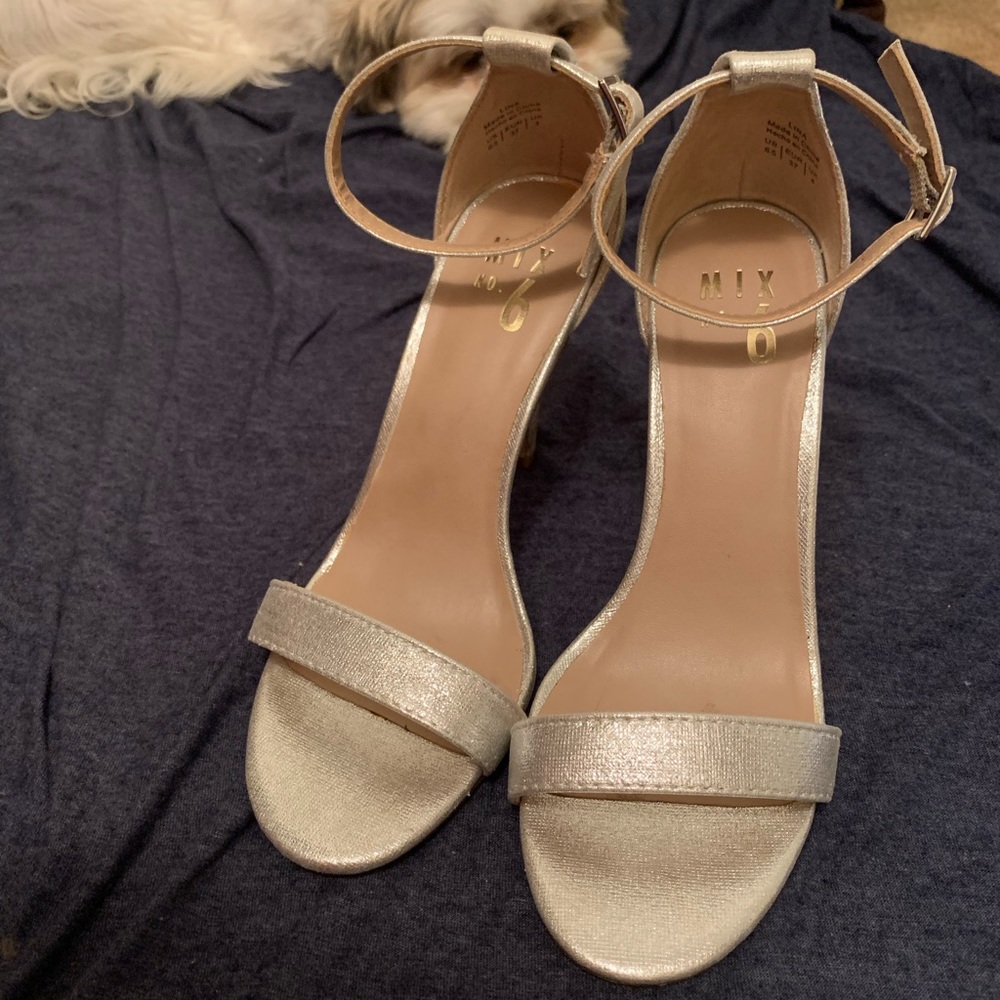 Silver heels